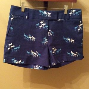 Loft flamingo printed shorts.